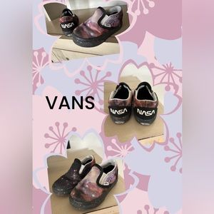 💕Toddler Vans x NASA space Voyager slip on shoes💕